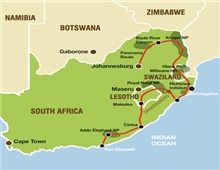 15 Days Camping - Kruger, Swaziland and Lesotho - South - Johannesburg to Port Elizabeth [NJP]