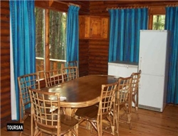 Cape Vidal - Log Cabin Dining room